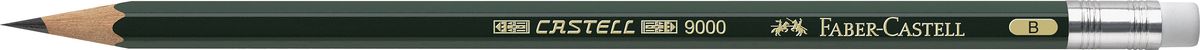 Faber-Castell Карандаш чернографитовый Castell 9000 твердость BPP-209 Faber-Castell Карандаш чернографитовый Castell 9000 твердость BPP-209Чернографитовый карандаш Faber-Castell Castell 9000 предназначен не только для письма, но и для эскизов и рисования.Специальная SV технология вклеивания грифеля предотвращает его поломку при падении, а высокое качество мягкой древесины обеспечивает легкое затачивание.Такой карандаш с чистым графитом не царапает бумагу, ровно и гладко ложится, хорошо штрихует, передавая воздушность и светотени.