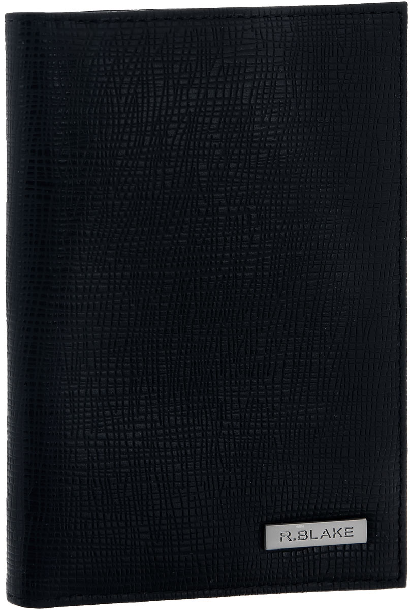 Обложка для паспорта мужская R.Blake Cover Advocate, цвет: черный. GCVR00-000000-FC501O-K101INT-06501 Обложка для паспорта мужская R.Blake Cover Advocate, цвет: черный. GCVR00-000000-FC501O-K101INT-06501Стильная обложка для паспорта R.Blake Cover Advocate выполнена из натуральной кожи с декоративным тиснением, оформлена металлической пластиной с гравировкой в виде названия бренда.Внутри изделие содержит три прорезных кармашка для кредитных карт, потайной карман и прозрачный кармашек из ПВХ.Изделие поставляется в фирменной упаковке с символикой бренда.Такая обложка станет отличным подарком для человека, который ценит качественные и практичные вещи.