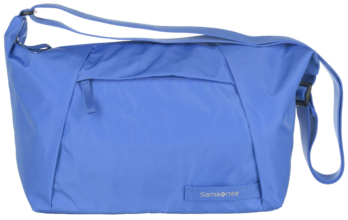 Сумка женская Samsonite, цвет: голубой. 51V-51001A-B86-05-C Сумка женская Samsonite, цвет: голубой. 51V-51001A-B86-05-CПрактичная женская сумка Samsonite изготовлена из полиэстера, оформлена нашивкой с символикой бренда.Изделие содержит одно основное отделение, закрывающееся на застежку-молнию. Внутри отделения расположен накладной кармашек для мелочей, врезной карман на молнии и кармашек для телефона. Лицевая сторона сумки дополнена потайным карманом на молнии. На задней стороне изделия расположен потайной карман на липучке.Сумка оснащена наплечным ремнем регулируемой длины.Стильный аксессуар позволит вам завершить образ и быть неотразимой.