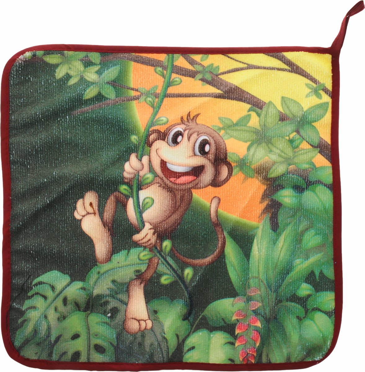 Салфетка кухонная Soavita Monkey, 30 х 30 см. 80592VT-1520(SR) Салфетка кухонная Soavita Monkey, 30 х 30 см. 80592VT-1520(SR)Кухонная салфетка Soavita Monkey выполнена из высококачественной микрофибры (80% полиэстер, 20% полиамид) и оснащена петелькой для подвешивания. Изделие отлично впитывает влагу, быстро сохнет, сохраняет яркость цвета и не теряет форму даже после многократных стирок. Салфетка очень практична и неприхотлива в уходе. Она создаст прекрасное настроение и украсит интерьер вашей кухни.