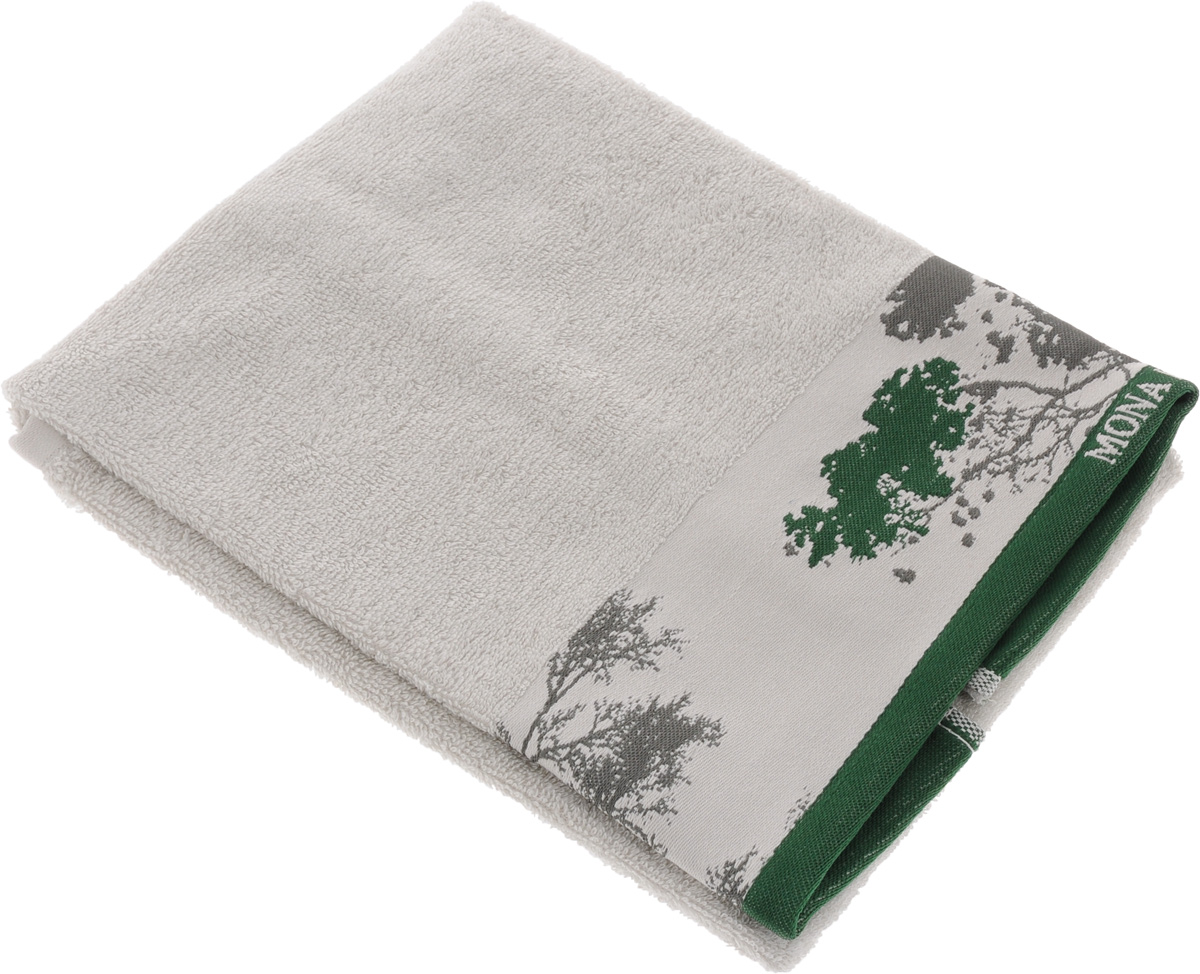 Полотенце Mona Liza Nature, цвет: светло-серый, зеленый, 50 х 90 см1004900000360 Полотенце Mona Liza Nature, цвет: светло-серый, зеленый, 50 х 90 см1004900000360Мягкое полотенце Nature изготовлено из 30% хлопка и 70% бамбукового волокна. Полотенце Nature с жаккардовым бордюром обладает высокой впитывающей способностью и сочетает в себе элегантную роскошь и практичность. Благодаря высокому качеству изготовления, полотенце будет радовать вас многие годы. Мотивы коллекции Mona Liza Premium bu Serg Look навеяны итальянскими фресками эпохи Ренессанса, периода удивительной гармонии в искусстве. В представленной коллекции для нанесения на ткань рисунка применяется многоцветная печать, метод реактивного крашения, который позволяет создать уникальную цветовую гамму, напоминающую старинные фрески. Этот метод также обеспечивает высокую устойчивость краски при стирке.