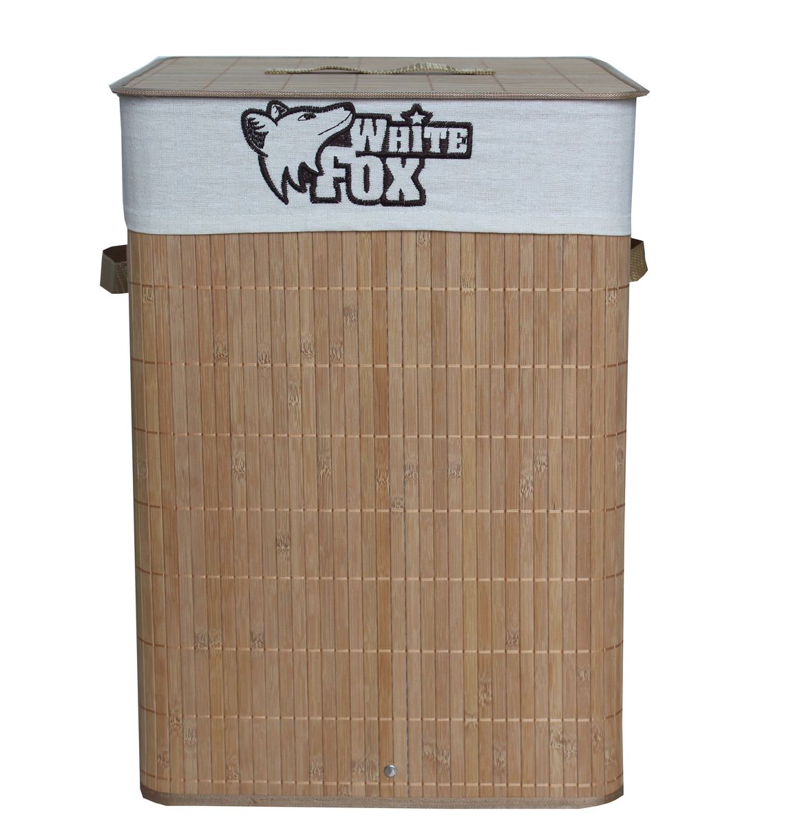 Корзина для белья White Fox Bamboo Standart, квадратная, 35 х 35 х 50 см391602 Корзина для белья White Fox Bamboo Standart, квадратная, 35 х 35 х 50 см391602Корзина для белья White Fox Bamboo Standart предназначена для организации и хранения белья. Съемный чехол можно стирать в стиральной машине при деликатной стирке. Удобные ручки помогут перемещать корзину в любое удобное место. Размер корзины в собранном виде: 35 х 35 х 50 см.