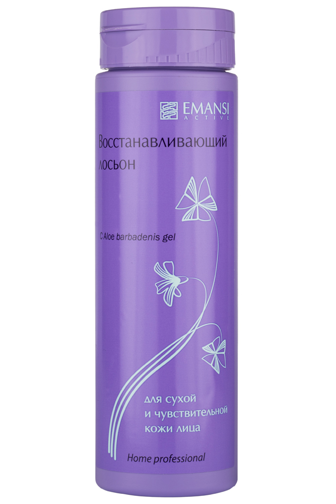 Emansi Восстанавливающий лосьон c Aloe barbadensis gel для сухой и чувствительной кожи лица Emansi active, 150 млFS-00103 Emansi Восстанавливающий лосьон c Aloe barbadensis gel для сухой и чувствительной кожи лица Emansi active, 150 млFS-00103Три стабилизатора увлажнения: Витамин В3* (ниацинамид) восстанавливает структурную и функциональнуюцелостность рогового слоя, принципиально важный фактор для сухой и чувствительной кожи Алоэ-вера гель** — источник веществ, удерживающих воду в роговом слое по естественному механизму увлажнения Витамин В9*** и В3* активируют образование веществ натурального увлажняющего фактораДва фактора очищения: Сапонины конского каштана**** Eco-солюбилизатор кокоил пролин***** (сертификат COSMO)Два стабилизатора антиоксидантного статуса: Витамины В9*** и В3*, экстракты эхинацеи и центеллы после УФ излучения снижают действие свободных радикаловДополнительно лосьон: предотвращает пожелтение кожи* и снижает чувствительность к аллергенам***Результат: кожа чистая, мягкая, увлажненная, гладкая, в тонусе Действие клинически доказано компанией:*DSM, Швейцария**Mexi Aloe Laboratorios, Южная Корея***BioSpectrum, Южная Корея****Indena, Италия*****Sinerga, Италия