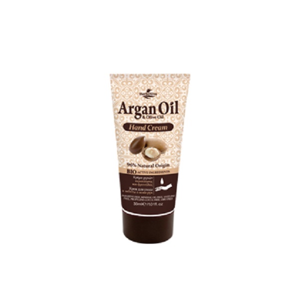 ArganOil Мини крем для рук с маслом арганы 30 млУТ000001696 ArganOil Мини крем для рук с маслом арганы 30 млУТ000001696Крем для рук содержит органическое оливковое масло, глицерин, аллантоин, экстракт алоэ вера - ингредиенты, обеспечивающие питание и увлажнение. Обладает антиоксидантными свойствами, нейтрализует свободные радикалы, защищает от возрастных признаков, поддерживает мягкость рук и здоровый вид кожи. Косметика произведена в Греции на основе органического сырья, НЕ СОДЕРЖИТ минеральные масла, вазелин, пропиленгликоль, парабены, генетически модифицированные продукты (ГМО)