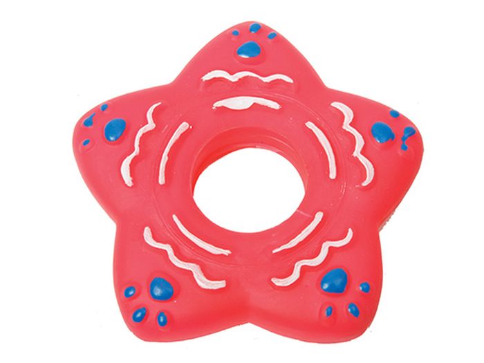 Игрушка для животных Каскад Кольцо-звезда, резиновое, 13 смКх-06100_зеленый Игрушка для животных Каскад Кольцо-звезда, резиновое, 13 смКх-06100_зеленыйКольцо-звезда резиновое 13см