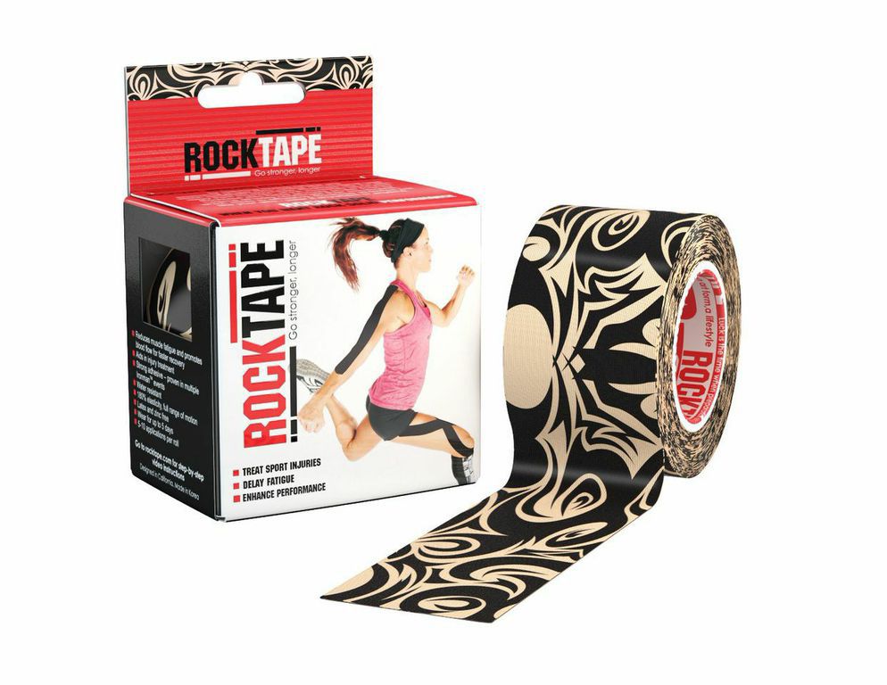 Кинезиотейп Rocktape Design, цвет: бежевый, черный, 5 x 500 смAIRWHEEL M3-162.8 Кинезиотейп Rocktape Design, цвет: бежевый, черный, 5 x 500 смAIRWHEEL M3-162.8Кинезиотейп Rocktape Design предназначен для снятия отеков и рассасывания гематом. Уменьшает мышечную усталость и способствует притоку крови для более быстрого восстановления. Не содержит латекса и цинка. 180% эластичности.