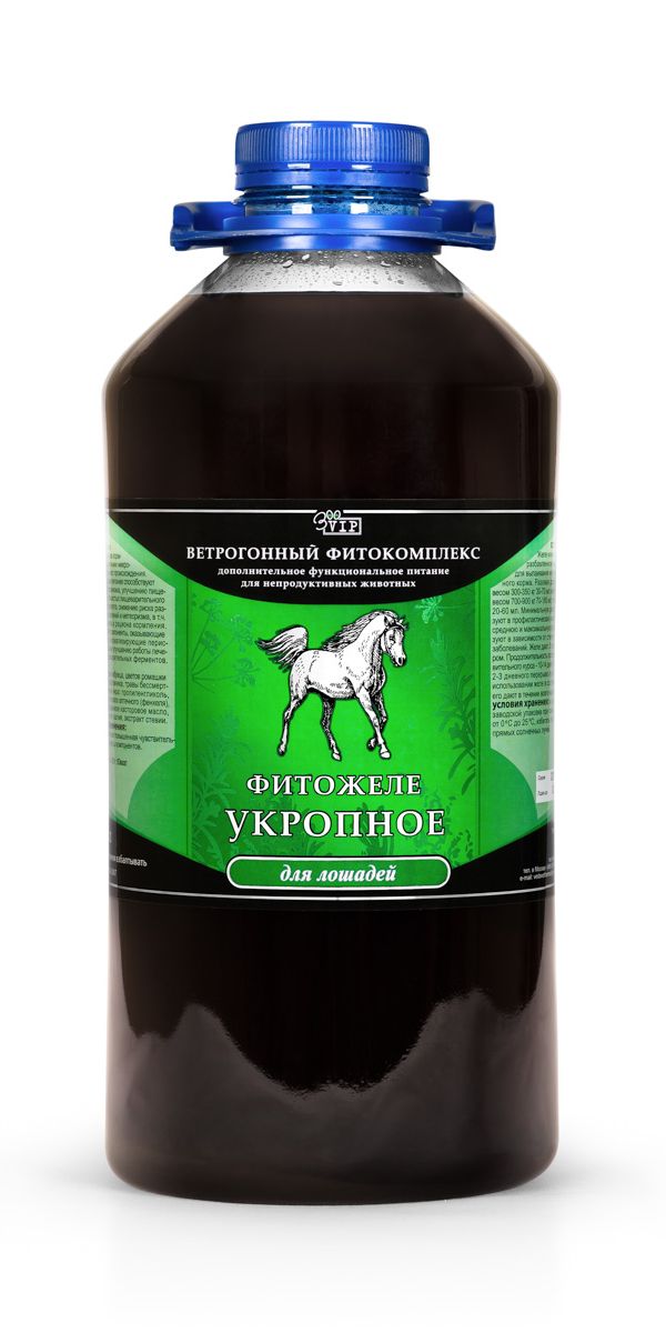 Ветрогонный фитокомплекс для лошадей VEDA Фитожеле укропное, 2,4 л4605543006531 Ветрогонный фитокомплекс для лошадей VEDA Фитожеле укропное, 2,4 л4605543006531Ветрогонный фитокомплекс для лошадей VEDA Фитожеле укропное - дополнительное функциональное питание для непродуктивных животных. Восполняет рацион кормления лошадей дефицитными микронутриентами растительного происхождения. Включение желе в рацион питания способствует общему укреплению организма, улучшает пищеварение и состояние слизистых пищеварительного тракта, стабилизирует аппетит, снижает риск развития колик, воспалительных явлений и метеоризма. Содержит компоненты, обладающие ветрогонным эффектом, нормализующие перистальтику кишечника, способствующие улучшению работы печени и выделению пищеварительных ферментов. Оптимально использовать при переходе на другой рацион кормления (смена рациона, переход на свежую траву). Товар сертифицирован.