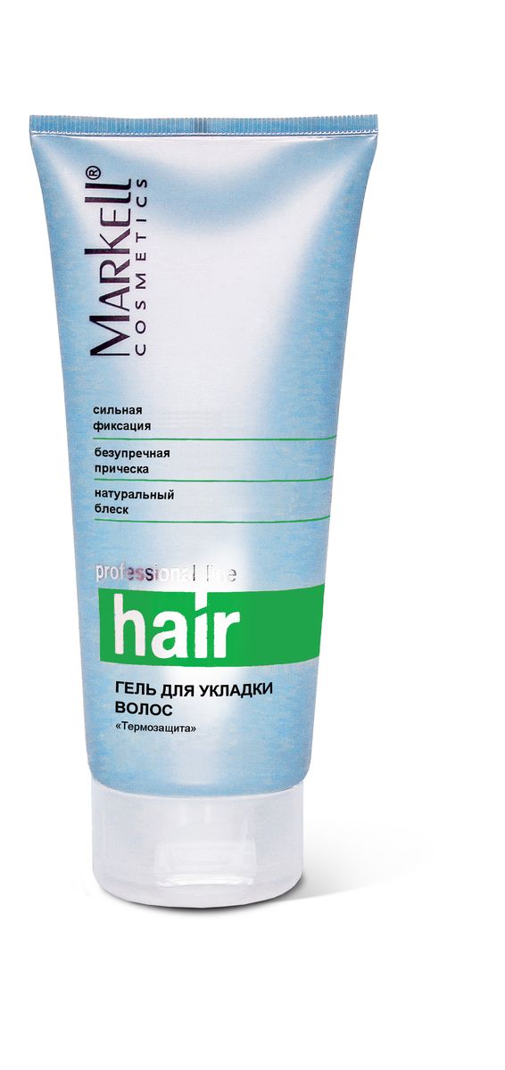 Markell Гель для укладки волос Professional Hair Line ТЕРМОЗАЩИТА, 200 мл1939757 Markell Гель для укладки волос Professional Hair Line ТЕРМОЗАЩИТА, 200 мл1939757Обеспечивает безукоризненную форму прическе, не утяжеляет волосы, полностью удаляется расческой. Поможет создать прическу на волосах любой длины. Особый комплекс активных компонентов обеспечит дополнительный уход за волосами.