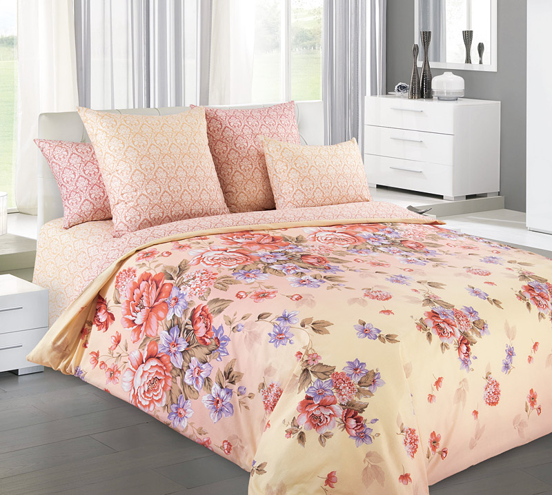 Комплект белья Primavera Карамель, евро, наволочки 50х70 и 70x7098299571 Комплект белья Primavera Карамель, евро, наволочки 50х70 и 70x7098299571Комплект постельного белья Primavera Карамель является экологически безопасным для всей семьи, так как выполнен из высококачественного перкаля. Комплект состоит из пододеяльника, простыни и четырех наволочек. Постельное белье оформлено ярким цветочным рисунком и имеет изысканный внешний вид. Перкаль представляет собой очень прочную ткань высочайшего качества, которую производят из чесаного хлопка. Перкаль обладает матовой, слегка бархатистой поверхностью. Несмотря на высокую прочность и плотность, перкаль - мягкий и нежный материал. Приобретая комплект постельного белья Primavera Карамель, вы можете быть уверенны в том, что покупка доставит вам и вашим близким удовольствие и подарит максимальный комфорт.