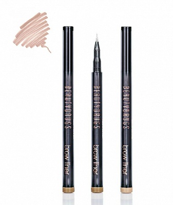 Beautydrugs Brow Liner фломастер для бровей B1, 1 мл16106 Beautydrugs Brow Liner фломастер для бровей B1, 1 мл16106Cтойкий маркер для бровей от Beautydrugs позволит Вашим бровям выглядеть идеально когда угодно, и где угодно! Цвет наносится максимально чётко, и остается с вами в течение всего дня, а удобным наконечником можно прорисовать даже самые тонкие волоски.