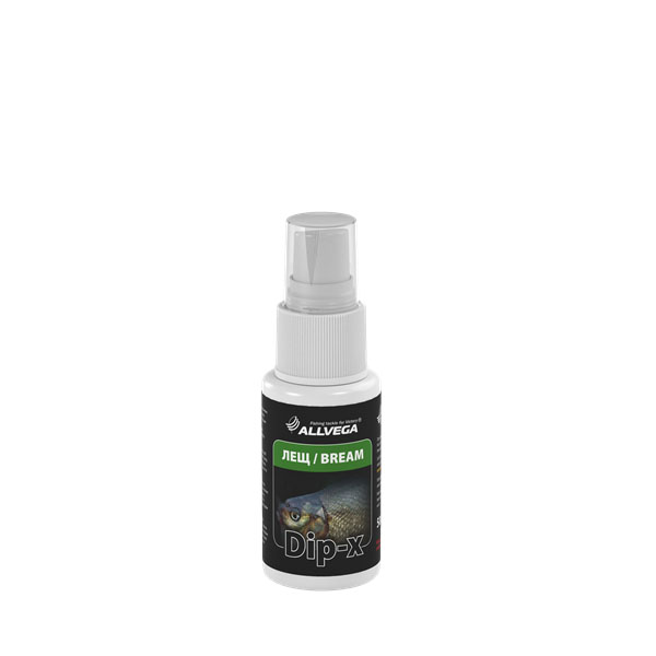 Ароматизатор-спрей ALLVEGA Dip-X Bream - ЛЕЩ, 50 мл. 5263095940-905 Ароматизатор-спрей ALLVEGA Dip-X Bream - ЛЕЩ, 50 мл. 5263095940-905Это серия высококонцентрированных растворов с различными запахами в виде спрея, предназначенных для быстрой ароматизации различных наживок и приманок, в том числе искусственных. Широкий ассортимент запахов позволяет выбрать оптимальный вариант в любой ситуации.