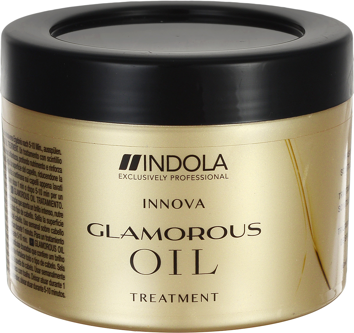 Indola Восстанавливающая смываемая маска Чарующее сияние Glamorous Oil Treatment 200 млFS-36054 Indola Восстанавливающая смываемая маска Чарующее сияние Glamorous Oil Treatment 200 млFS-36054Indola Восстанавливающая смываемая маска Чарующее сияние. Восстанавливающая маска дарит волосам до 100% больше блеска, сокращает сечение кончиков на 90%. Микроэмульсионная формула с мельчайшими каплями арганового масла питает каждый волос, придавая непревзойденный блеск, гладкость и красоту. Рекомендуется использовать в комплексе с шампунем Indola Glamorous Oil.