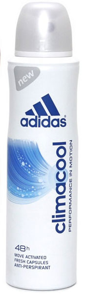 Adidas Антиперспирант спрей Climacool, женский, 150 млFS-00897 Adidas Антиперспирант спрей Climacool, женский, 150 млFS-00897Защита - 48 ч. Прекрасное сочетание ухода и защиты от пота. Легкий аромат придаст ощущение комфорта, дополнительный заряд свежести.