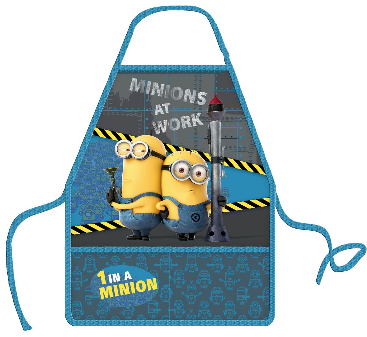 Universal Миньоны Фартук для труда с нарукавниками Classic72523WD Universal Миньоны Фартук для труда с нарукавниками Classic72523WDКрасивый и удобный фартук Universal Миньоны Classic поможет вашему ребенку во время домашних хлопот, на уроках труда или изобразительного искусства. Он не только защищает одежду ребенка от загрязнения, но и ярко украшает ее. Малыш сможет сам без помощи взрослых надевать и снимать этот фартук удобного покроя. Тонкие тесемочки легко завязываются вокруг талии. Спереди есть два вместительных кармана, в которые можно положить необходимые для работы предметы. Фартук изготовлен из легкостирающейся, износостойкой ткани, поэтому имеет долгий срок службы. К комплекту прилагаются два нарукавника, защищающие рукава от загрязнения.Рост: 110-128 см. Размер: 30-34.