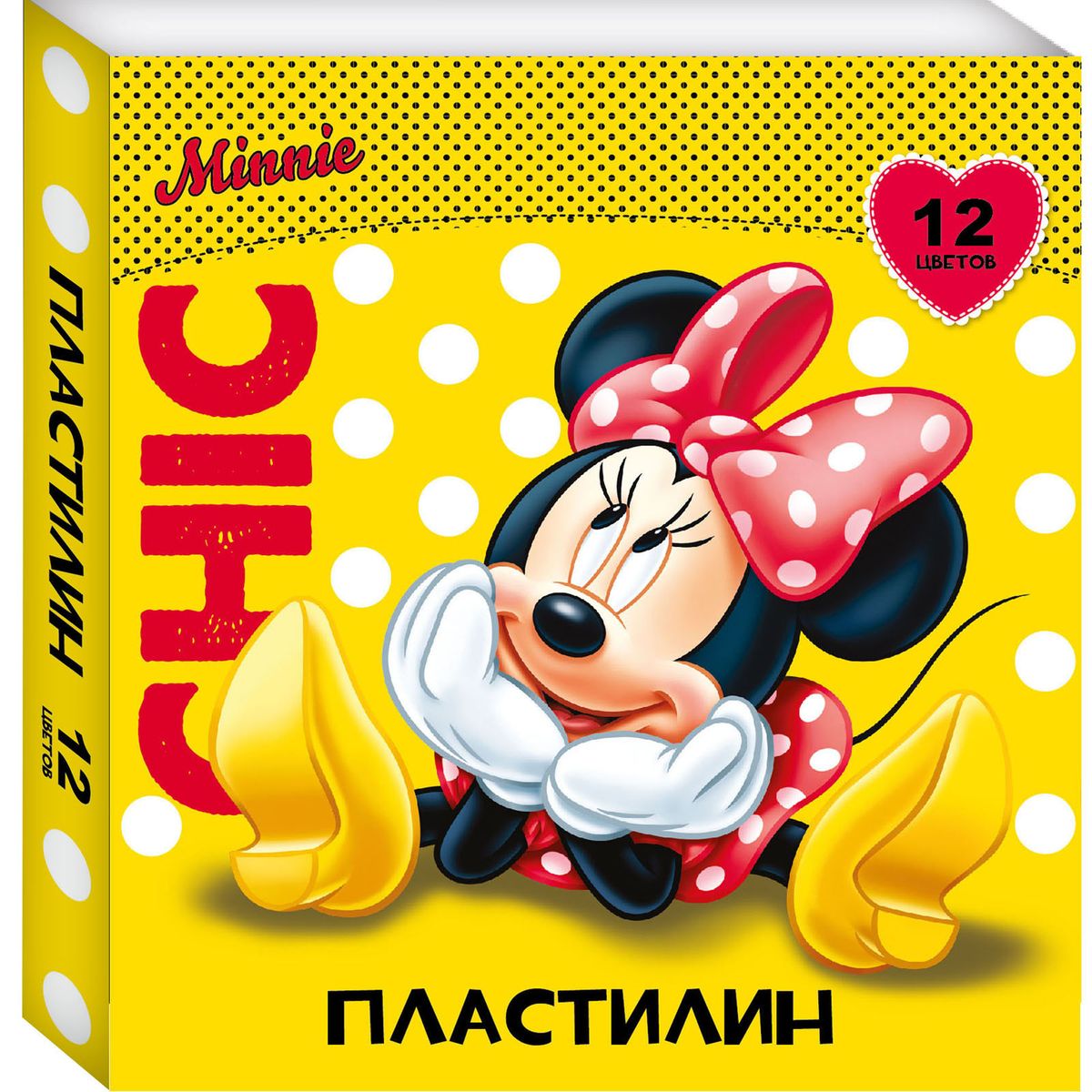 Disney Пластилин Минни 12 цветов72523WD Disney Пластилин Минни 12 цветов72523WDЯркий и легко размягчающийся пластилин Disney Минни поможет вашему малышу создать множество интересных поделок, а очаровательная Минни Маус вдохновит кроху на новые творческие идеи. Лепить из этого пластилина - одно удовольствие: он обладает отличными пластичными свойствами, не липнет к рукам, не имеет запаха, безопасен при использовании по назначению. Смешивайте цвета, фантазируйте, экспериментируйте и развивайте своего малыша: лепка активно тренирует у ребенка мелкую моторику и умение работать пальчиками, развивает тактильное восприятие формы, веса и фактуры, совершенствует воображение и пространственное мышление. А главное - лепить фигурки в компании любимой героини невероятно весело! В наборе 12 цветов пластилина, которые легко смешиваются друг с другом. Состав: парафин, петролатум, мел, каолин, красители.