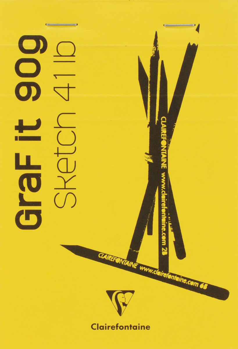 Clairefontaine Блокнот для рисования Graft It 80 листов цвет желтый72523WD Clairefontaine Блокнот для рисования Graft It 80 листов цвет желтый72523WDClairefontaine - французская компания, выпускающая канцелярские товары, тетради и блокноты с 1858 года.Блокнот Clairefontaine Graft It идеален для рисования, эскизов или заметок. Внутренний блок состоит из 80 листов белоснежной бумаги, скрепленных металлическими скрепками. Обложка выполнена из плотного картона.