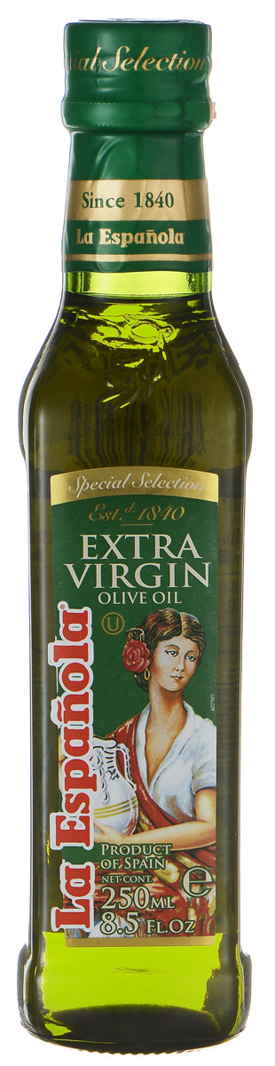 La Espanola Extra Virgin масло оливковое нерафинированное, 250 мл0120710 La Espanola Extra Virgin масло оливковое нерафинированное, 250 мл0120710Нерафинированное оливковое масло La Espanola, полученное методом холодного прессования, это ценнейший диетический, оздоровительный продукт для правильного и рационального питания, который легче других масел усваивается организмом. Масло идеально подходит для жарки, поскольку обладает высокой температурой нагревания, сохраняет свою структуру, а, значит, все полезные свойства. Оливковое масло также идеально подходит для заправки салатов. Продукт обладает приятным ароматом, который украсит любое приготовленное вами блюдо. Оливковое масло La Espanola изготавливается в Испании группой компаний Aceites del Sur, которая производит оливковое масло с 1840 года, что сделало ее экспертом в этой области. Использование традиционных методов производства оливкового масла и строгий контроль качества на каждом этапе производственной цепочки позволяет снабжать рынок продукцией самого высокого качества.