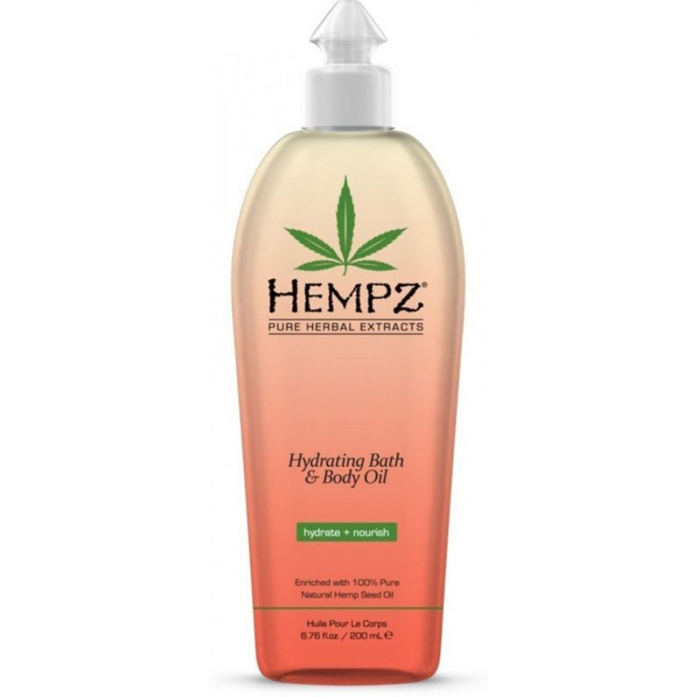 Hempz Масло для ванны и тела увлажняющее Hydrating Bath and Body Oil 200 млFS-00897 Hempz Масло для ванны и тела увлажняющее Hydrating Bath and Body Oil 200 млFS-00897Увлажняющее масло для тела и душа с экстрактом масла семян конопли и запатентованным комплексом Miracle Oil Blend , интенсивно питает кожу, делая ее шелковистой, гладкой и сияющей. Мгновенно поглощается, не оставляя жирных следов. Легкая формула мгновенно впитывается, глубоко питая и восстанавливая кожу.Miracle Oil Blendтм – это специально подобранный комплекс эфирные масел для восстановления уровня увлажненности кожи, эффективного питания и регенерации. Масло ши и витамин Е образуют дополнительный слой защиты и увлажнения. Великолепная формула масла подходит как для ванны, так и для тела. Обогащенный 100% натуральным маслом семян конопли.Без парабенов, глютенов. 100% растительное.Не содержит наркотических веществ (THC drug free). Способ применения: нанести на сухую или влажную кожу массажными движениями. Для ванны: добавить небольшое количество масла в воду