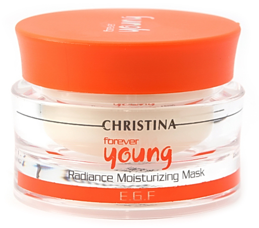 Christina Увлажняющая маска Сияние Forever Young Radiance Moisturizing Mask 50 млFS-00897 Christina Увлажняющая маска Сияние Forever Young Radiance Moisturizing Mask 50 млFS-00897Увлажняющая Маска Сияние Christina Forever Young Radiance Moisturizing Mask освежает обезвоженную кожу, снимает ощущение стянутости и усталости, растушевывает морщины и разглаживает их. Нежирная маска со светоотражающими характеристиками придает коже приятный матовый блеск и увлажняет ее на долгое время.