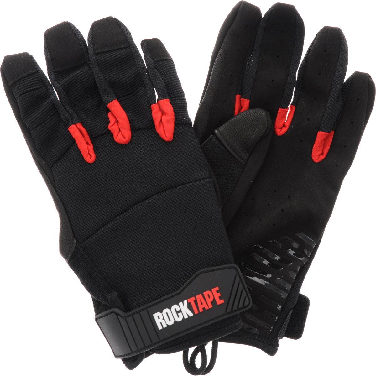 Перчатки Rocktape Talons, цвет: черный, красный. Размер MRTTls-L Перчатки Rocktape Talons, цвет: черный, красный. Размер MRTTls-LRocktape Talons - это функциональные перчатки для спорта. Руль велосипеда, турник, штанга - за что бы вы ни взялись, перчатки обеспечат максимальную защиту и поддержку! Уверенный хват и больше никаких стертых рук, волдырей и мозолей!Особенности перчаток:Дружелюбны к сенсорным экранам.Без швов на ладонях.Силиконовая накладка false-grip поможет в выходах силой.Защита большого пальца при захвате штанги.Впитывают пот.Дышащий материал по боковым поверхностям пальцев.Удобные петли.Рассчитаны на работу с мелом.Обхват ладони ниже костяшки: 20 см.