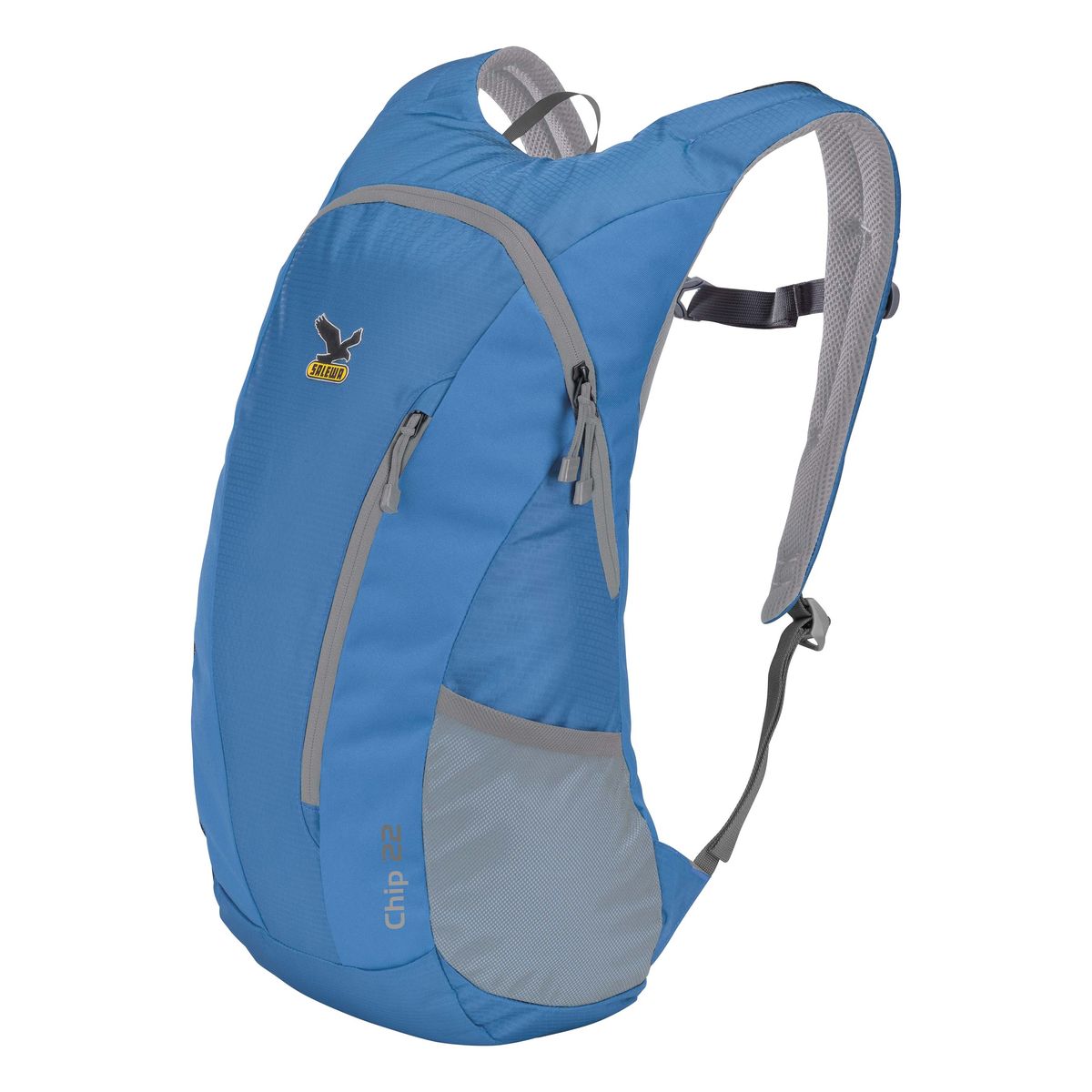 Рюкзак городской Salewa Chip 22, цвет: синий, 22 л. 1130_8490Z90 black Рюкзак городской Salewa Chip 22, цвет: синий, 22 л. 1130_8490Z90 blackСтильный городской рюкзак Salewa Chip 22 выполнен из полиэстера. Изделие имеет одно основное отделение, которое закрывается на застежку-молнию. Внутри расположен накладной карман для небольшого ноутбука. Снаружи, на передней стенке находится прорезной карман на застежке-молнии, в который рюкзак компактно складывается. По бокам расположены сетчатые карманы на эластичных резинках.Рюкзак оснащен широкими регулирующими лямками и удобной ручкой для переноски в руках. Лямки дополнены регулируемым грудным ремнем. Спинка и внутренняя сторона лямок оснащена сетчатыми вставками, которые обеспечивают воздухопроницаемость и комфорт во время носки. Компактный городской рюкзак идеально подойдет для повседневного использования и активного досуга.