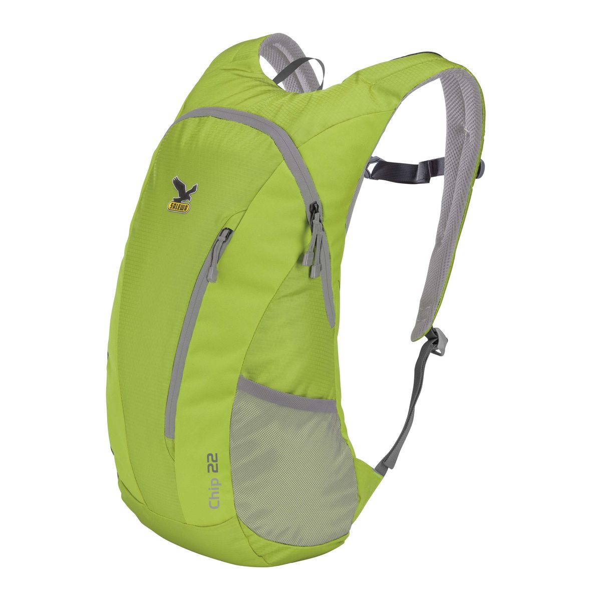 Рюкзак городской Salewa Chip 22, цвет: светло-зеленый, 22 л. 1130_53301130_5330 Рюкзак городской Salewa Chip 22, цвет: светло-зеленый, 22 л. 1130_53301130_5330Стильный городской рюкзак Salewa Chip 22 выполнен из полиэстера. Изделие имеет одно основное отделение, которое закрывается на застежку-молнию. Внутри расположен накладной карман для небольшого ноутбука. Снаружи, на передней стенке находится прорезной карман на застежке-молнии, в который рюкзак компактно складывается. По бокам расположены сетчатые карманы на эластичных резинках.Рюкзак оснащен широкими регулирующими лямками и удобной ручкой для переноски в руках. Лямки дополнены регулируемым грудным ремнем. Спинка и внутренняя сторона лямок оснащена сетчатыми вставками, которые обеспечивают воздухопроницаемость и комфорт во время носки. Компактный городской рюкзак идеально подойдет для повседневного использования и активного досуга.