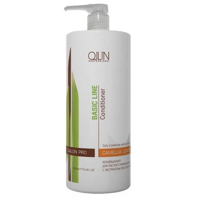 Ollin Кондиционер для частого применения с экстрактом листьев камелии Basic Line Daily Conditioner with Camellia Leaves Extract -750 млSatin Hair 7 BR730MN Ollin Кондиционер для частого применения с экстрактом листьев камелии Basic Line Daily Conditioner with Camellia Leaves Extract -750 млSatin Hair 7 BR730MNКондиционер рекомендован для частого применения и подходит для всех типов волос. Специальная формула включает растительный комплекс из семи экстрактов растений и фосфолипидный комплекс Arlasilk™ PLN. Кондиционер улучшает общее состояние волос, оказывает смягчающее и увлажняющее действие, способствует легкому расчесыванию. Он обеспечивает антистатический эффект, защищает цвет окрашенных волос и препятствует ломкости. Волосы обретают блеск и упругость.