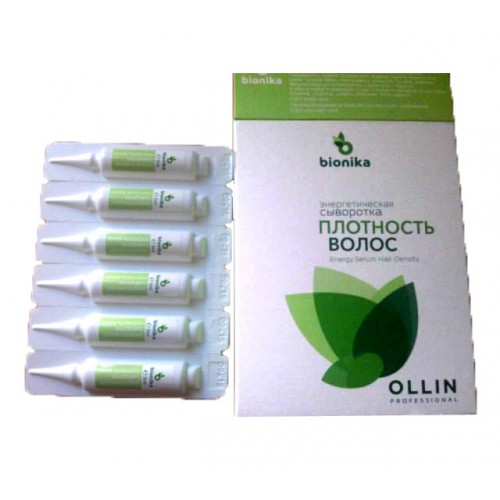 OLLIN Энергетическая сыворотка Плотность волос BioNika 12*5 млFS-00897 OLLIN Энергетическая сыворотка Плотность волос BioNika 12*5 млFS-00897Энергетическая сыворотка Плотность волос от OLLIN Bionika для волос нуждающихся в дополнительном уходе. Мгновенно восстанавливает поврежденные участки волоса, образуя невидимую защитную пленку. Благодаря аминокислотному комплексу и эластину волосы становятся более плотными, густыми и упругими. При регулярном использовании волосы приобретают здоровый вид и блеск.