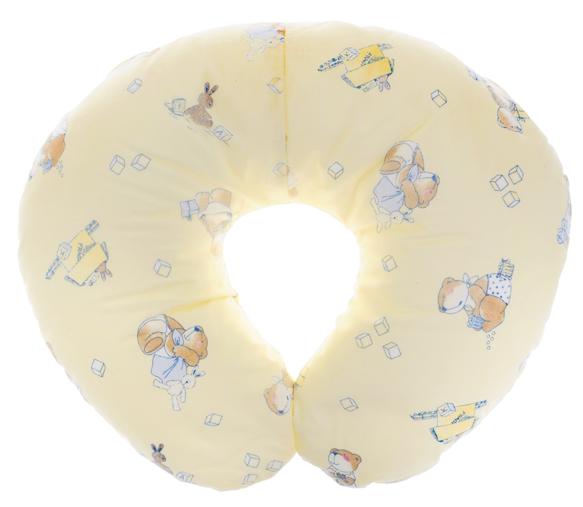 Plantex Подушка для кормящих и беременных мам Comfy Small Мишка и заяц цвет желтый531-105 Plantex Подушка для кормящих и беременных мам Comfy Small Мишка и заяц цвет желтый531-105Подушка для кормящих и беременных мам Plantex Comfy Small. Мишка и Заяц идеальна для удобства ребенка и его родителей.Зачастую именно эта модель называется подушкой для беременных. Ведь она создана именно для будущих мам с учетом всех анатомических особенностей в этот период. На любом сроке беременности она бережно поддержит растущий животик и поможет сохранить комфортное и безопасное положение во время сна. Также подушка идеально подходит для кормления уже появившегося малыша. Позже многофункциональная подушка поможет ему сохранить равновесие при первых попытках сесть.Чехол подушки выполнен из 100 % хлопка и снабжен застежкой-молнией, что позволяет без труда снять и постирать его. Наполнителем подушки служат полистироловые шарики - экологичные, не деформируются сами и хорошо сохраняют форму подушки.Подушка для кормящих и беременных мам - это удобная и практичная вещь, которая прослужит вам долгое время.Подушка поставляется в практичной сумке-чехле.