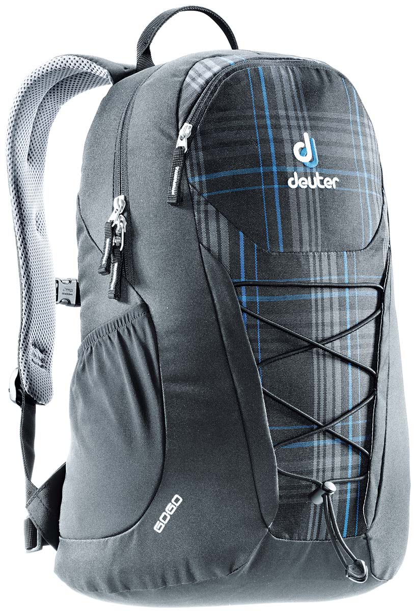 Рюкзак Deuter Gogo, цвет: серый, 25 лZ90 black Рюкзак Deuter Gogo, цвет: серый, 25 лZ90 blackПредставляем обновленный, обтекаемый, с техническим дизайном рюкзак Deuter Gogo для школы, офиса и на каждый день. В нем сохранились все практичные опции, и добавилась новая комфортная подвесная система.Особенности: - спинка Airstripes для великолепной вентиляции;- очень комфортные, эргономичные, мягкие плечевые лямки;- легкий доступ в основное отделение через двухходовую U-образную молнию;- передний карман на молнии с карабином для ключей;- эластичные боковые карманы;- нагрудный ремешок с плавной регулировкой;- сменный поясной ремень;- главное отделение размером папки для бумаг;- отделение для документов;- эластичный корд на фронтальной части рюкзака;- внутренний карман для ценных вещей.Вес: 590 г.Объем: 25 л.Размеры: 46 x 30 x 21 см.Материал: Super-Polytex.