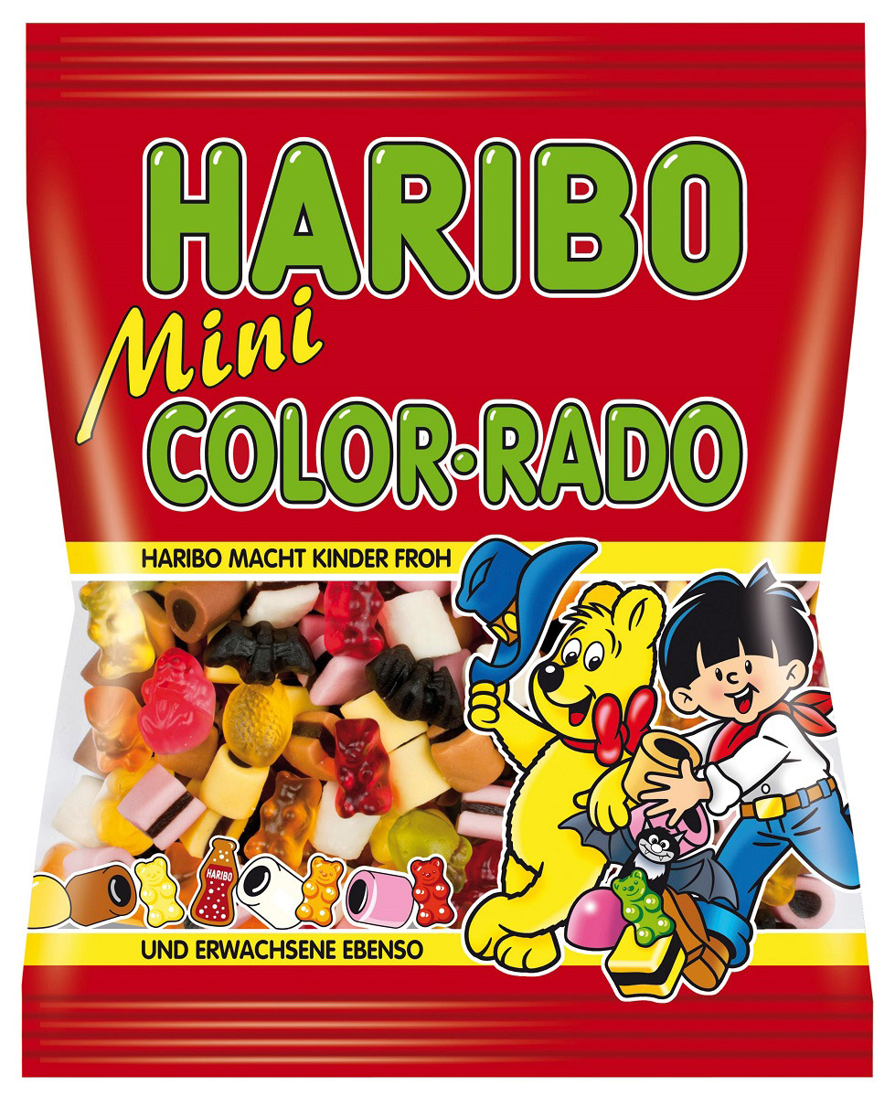 Haribo Мини Колор-Радо жевательный мармелад, 175 г0120710 Haribo Мини Колор-Радо жевательный мармелад, 175 г0120710Haribo Мини Коло-радо - микс лучших сладостей HARIBO для исключительного наслаждения!Великое разнообразие конфет ожидает каждого заглянувшего в пачку Мини Коло-Радо! Традиционный мармелад, лакричный мармелад, лакричный мармелад в сладких дуэтах с пастами из кокоса, клубники, шоколада, какао и лимона - всё это создает непередаваемый ансамбль и торжество вкуса от Haribo!Уважаемые клиенты! Обращаем ваше внимание, что полный перечень состава продукта представлен на дополнительном изображении.