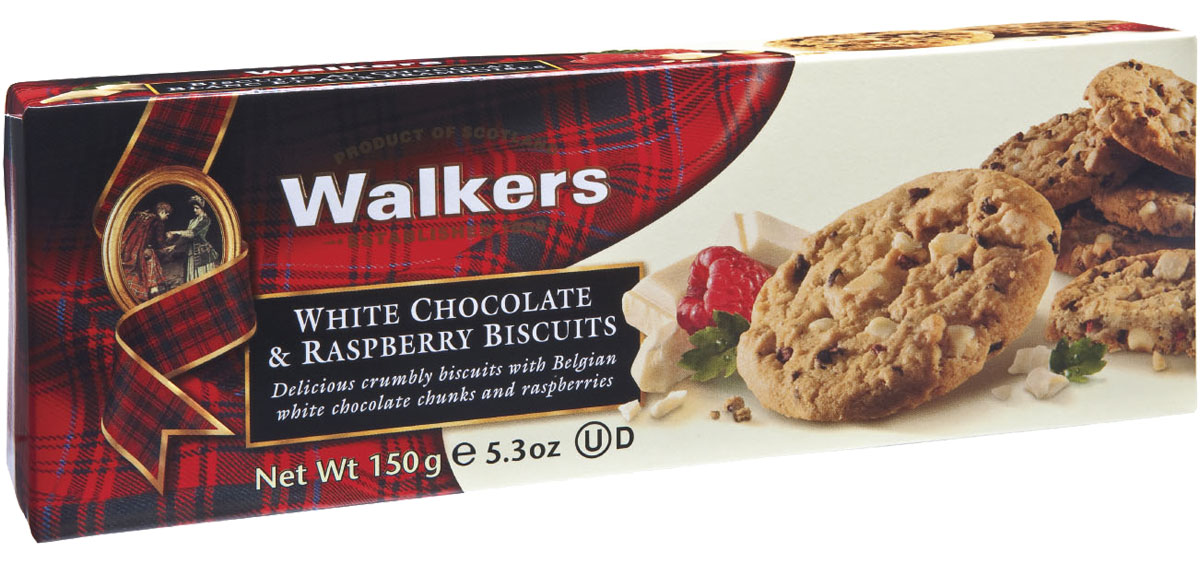 Walkers печенье с белым шоколадом и малиной, 150 г4650061331306 Walkers печенье с белым шоколадом и малиной, 150 г4650061331306Печенье с белым шоколадом и малиной Walkers - высококачественное печенье. Произведено согласно традиционному рецепту с использованием самых лучших натуральных ингредиентов.Уважаемые клиенты! Обращаем ваше внимание, что полный перечень состава продукта представлен на дополнительном изображении.
