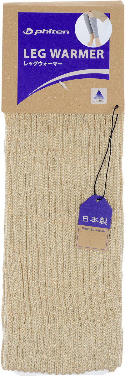 Гетры Phiten Leg Warmer, цвет: бежевыйRM480101 Гетры Phiten Leg Warmer, цвет: бежевыйRM480101Комфортные гетры Phiten Leg Warmer незаменимы для тех, кто любит выделяться. Мягкая эластичная ткань приятно облегает кожу. Пропитка AquaTitan позволяет расслабить мышцы, улучшить кровообращение в ногах и сохранить силы. Гетры Phiten Leg Warmer - это идеальный аксессуар для занятий танцами.Состав: полиэстер 41%, полиуретан 39%, хлопок 13%, нейлон 6%, акватитан 1%.Длина: 33 см.Ширина: 11 см.