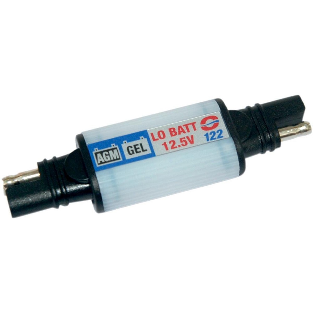 Монитор заряда аккумулятора для GEL/AGM OptiMate. O122UUNCARLT2WH Монитор заряда аккумулятора для GEL/AGM OptiMate. O122UUNCARLT2WHИндикатор разряда OptiMate GEL и AGM аккумуляторных батарей начинает мигать при снижении напряжения до 12,5В. Подключение к АКБ осуществляется с помощью аксессуаров O1, O2, O4, O5.