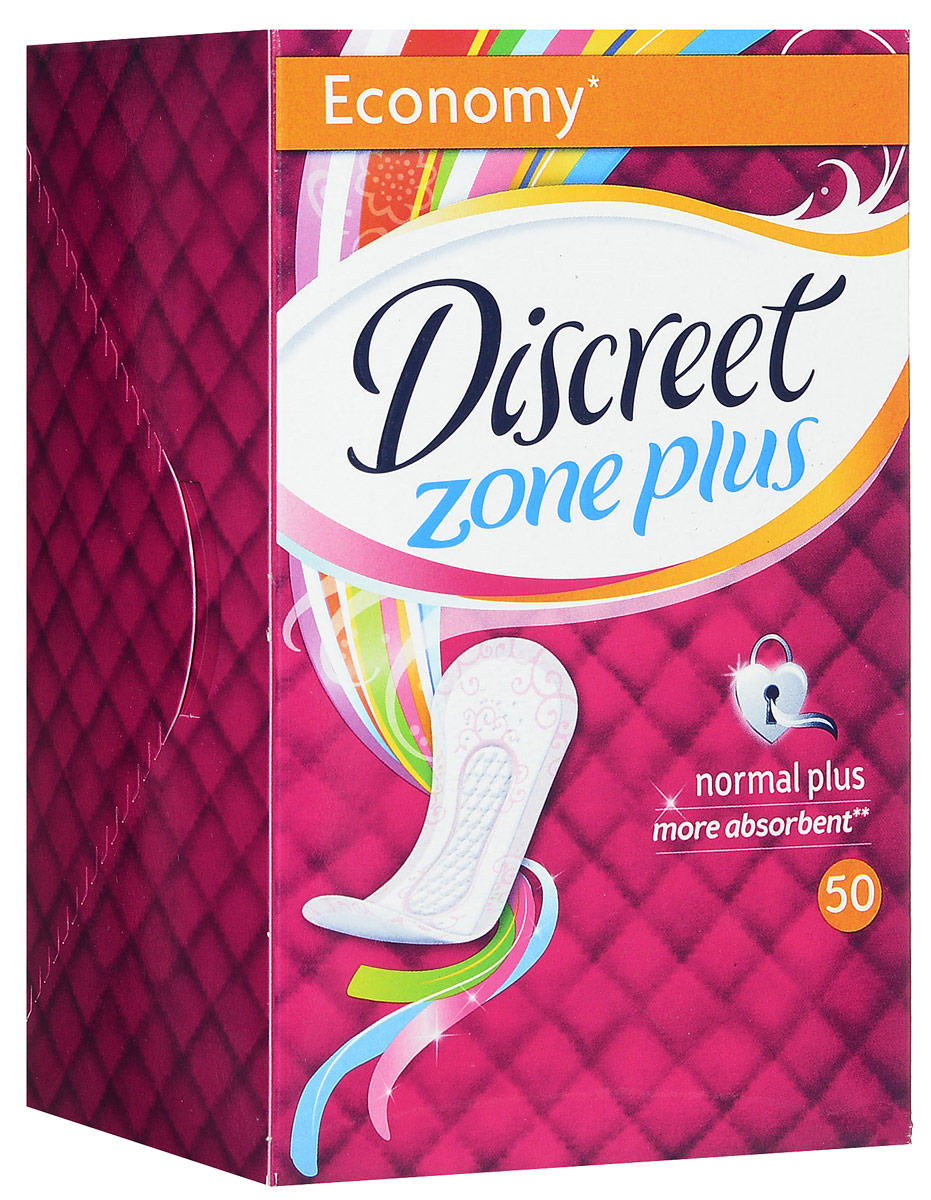 Discreet Ежедневные гигиенические прокладки Normal Plus, 50 штMP59.4D Discreet Ежедневные гигиенические прокладки Normal Plus, 50 штMP59.4DЕжедневные гигиенические прокладки Discreet Normal Plus такие тонкие и мягкие, что бы их даже не почувствуете, идеально впитывают тем самым, даря Вам ощущение свежести каждый день. Характеристики:Размер упаковки: 15,5 см х 7 см х 10 см. Производитель: Россия. Товар сертифицирован.