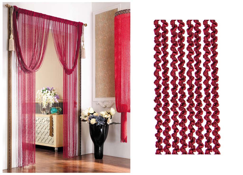 Штора нитяная Magnolia Кисея, цвет: красный, высота 290 см. CQ X055-498299571 Штора нитяная Magnolia Кисея, цвет: красный, высота 290 см. CQ X055-498299571Декоративная нитяная штора для дизайнерских решений в вашем доме. Подходит как для зонирования пространства, а так же декорации окна, как самостоятельное решение или дополнение к шторам.