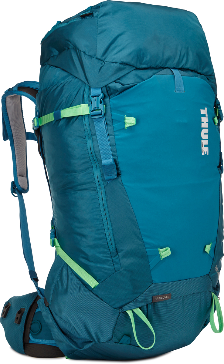 Рюкзак женский Thule Versant, цвет: синий, 60 л67742 Рюкзак женский Thule Versant, цвет: синий, 60 л67742Женский туристический рюкзак Thule Versant 60 л - Обладающие идеальным размером рюкзаки для походов на 3–5 дней имеют дополнительные преимущества в виде регулируемого поясного ремня, легкодоступных карманов и верхнего клапана, который трансформируется в рюкзак с одной лямкой. Легко регулируется для идеальной посадки: по спине в пределах 12 см, поясной ремень — в диапазоне 10 смСъемный водонепроницаемый сворачивающийся карман VersaClick защищает снаряжение от непогоды Регулируемый поясной ремень совместим со взаимозаменяемыми аксессуарами VersaClick (продаются отдельно) Система StormGuard — это комбинация частичного дождевого чехла с водонепроницаемым нижним слоем для создания полностью защищенного от непогоды рюкзака Конструкция StormGuard обеспечивает удобный доступ к снаряжению, препятствует проникновению влаги и более надежна, чем обычный дождевой чехол Удобный доступ к боковым карманам даже при надетом дождевом чехле Верхняя крышка трансформируется в рюкзак с одной лямкой для горных прогулок Большая панель с подковообразной молнией обеспечивает удобный доступ Две петли-крепления для треккинговых палок или ледорубов Передний карман Shove-it Pocket для быстрого доступа