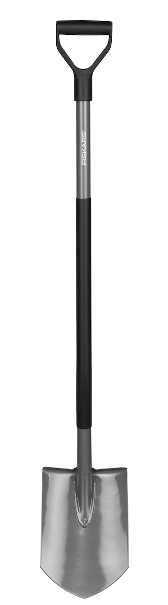 Лопата садовая Fiskars Ergonomic, штыковая, 125 смRSP-202S Лопата садовая Fiskars Ergonomic, штыковая, 125 смRSP-202SКонструкция лопаты Fiskars Ergonomic позволяет садоводу сохранить правильное положение тела в процессе работы. Угол подъем в 26° минимизирует нагрузку на спину и плечи. Длинный, полый стальной черенок имеет пластиковое покрытие, защищающее от холода, а рукоятка, расположенная к черенку под углом 17°, гарантирует руке удобный и естественный хват.Особенности лопаты:Заточенное лезвие позволяет легко копать и перерезать корни.Лопата подойдет для работы с каменистой, глинистой и твердой почвой.Рукоятка в форме буквы Y обеспечивает надежный захват и уменьшает напряжение в кисти.Сварное соединение между лезвием и черенком обеспечивает прочность инструмента.Пластиковый чулок на черенкезащищает инструмент от холода.Использование борсодержащей стали придает лопате дополнительную жесткость и обеспечивает легкое проникновение в почву.Угол подъема 26°.Длина лопаты: 125 см.Ширина рабочей части: 19,5 см.