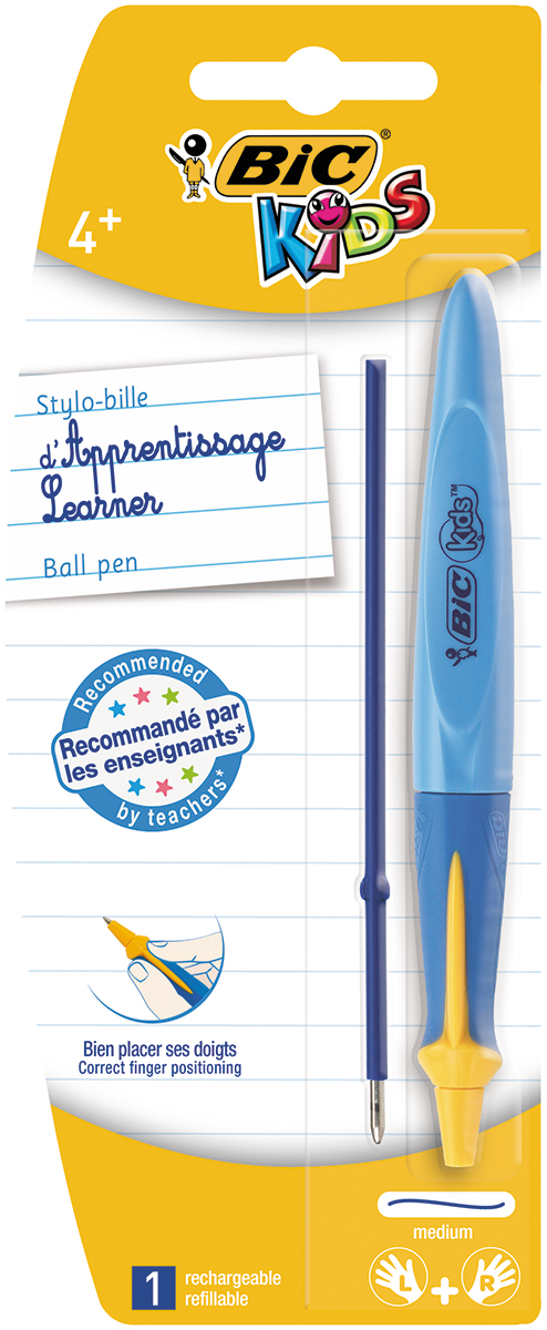 Шариковая ручка Bic Kids Twist разработана специально для детей, обучающихся письму. Яркий выпуклый край помогает правильно расположить ручку в руке. В ручке сменяемый стержень, выдвигающийся с помощью поворота корпуса. Подходит как правшам, так и левшам.