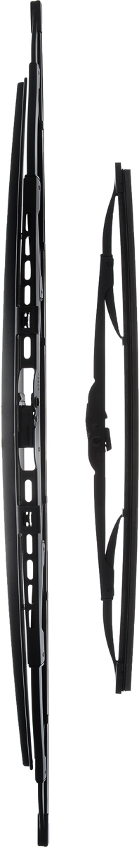 Щетка стеклоочистителя Bosch 653S, каркасная, со спойлером, длина 65/40 см, 2 штS03301004 Щетка стеклоочистителя Bosch 653S, каркасная, со спойлером, длина 65/40 см, 2 штS03301004Щетка Bosch 653S, выполненная по современной технологии из высококачественных материалов, оптимально подходит для замены оригинальных щеток, установленных на конвейере. Обеспечивает идеальную очистку стекла в любую погоду.TWIN Spoiler - серия классических каркасных щеток со спойлером. Эти щетки имеют полностью металлический каркас с двойной защитой от коррозии и сверхточный профиль резинового элемента с двумя чистящими кромками. Спойлер, выполненный в виде крыла, закрывает каркас щетки от воздушного потока.Комплектация: 2 шт.