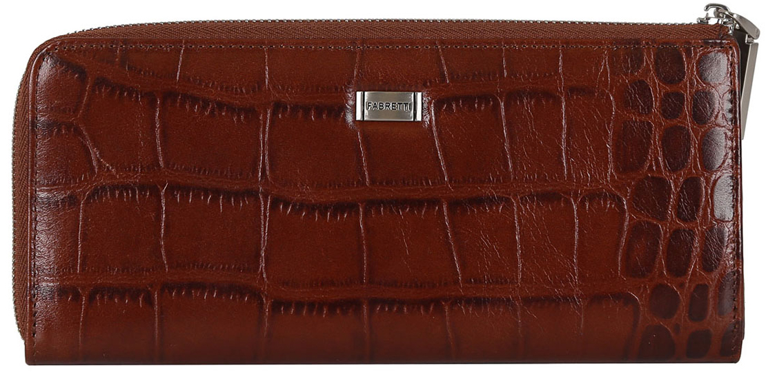 Кошелек женский Fabretti, цвет: красно-коричневый. 76002BM8434-58AE Кошелек женский Fabretti, цвет: красно-коричневый. 76002BM8434-58AEЖенский кошелек Fabretti выполнен из натуральной кожи. Внутри два отделения для купюр,дополнительный карман, который закрывается на пластиковую молнию. Также в нем расположены 12 держателей для кредитных карт. Аксессуар закрывается на металлическую молнию.