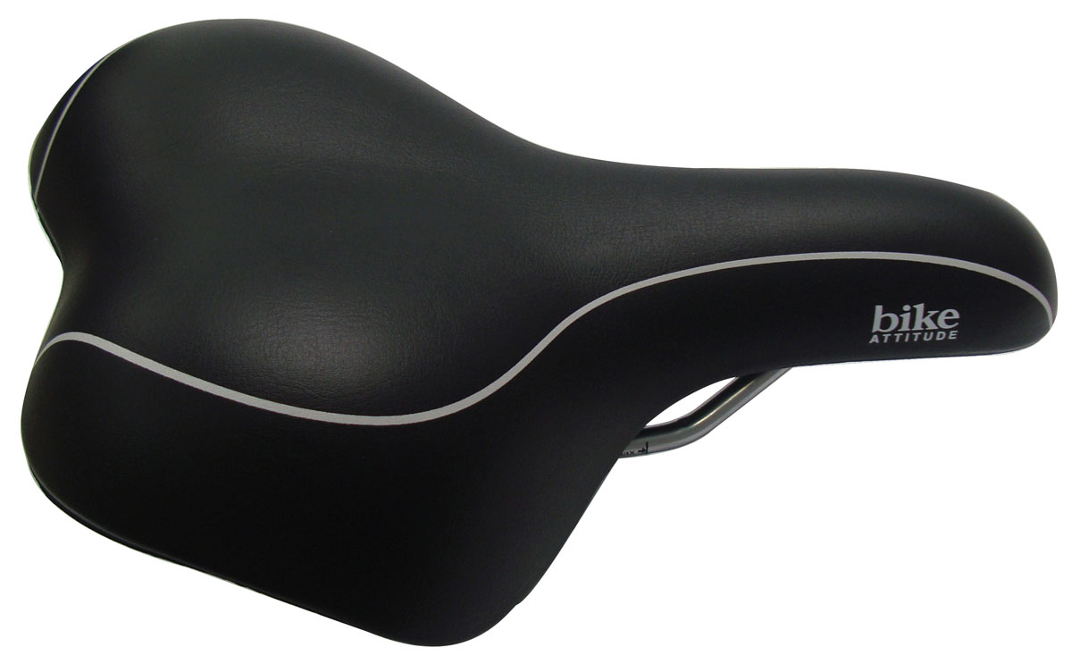 Седло женское Bike Attitude Комфорт, гелевое, цвет: черныйMW-1462-01-SR серебристый Седло женское Bike Attitude Комфорт, гелевое, цвет: черныйMW-1462-01-SR серебристыйСедло женское комфорт, 270х190мм, гелевое. Универсальное крепление.
