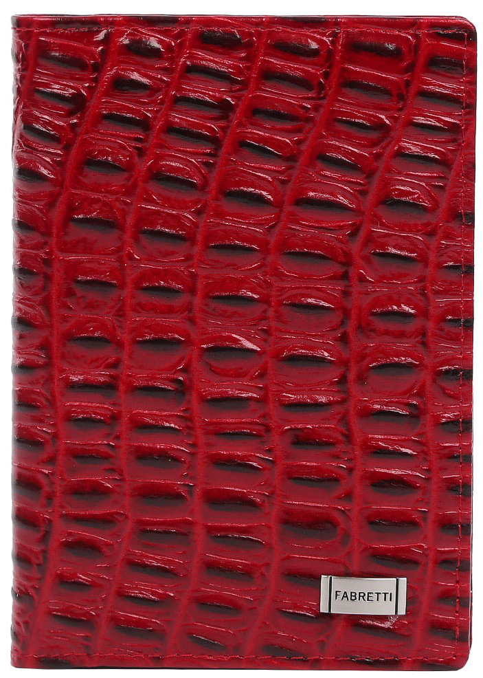 Обложка для документов женская Fabretti, цвет: красный. 54019-red coccoMWH5602/3 Обложка для документов женская Fabretti, цвет: красный. 54019-red coccoMWH5602/3Женская обложка для документов от итальянского бренда Fabretti выполнена из натуральной фактурной кожи, с тиснением под крокодила. Внутри изделия имеется дополнительный вкладыш для документов и пять отделений, куда вы сможете поместить свои кредитные и дисконтные карты.
