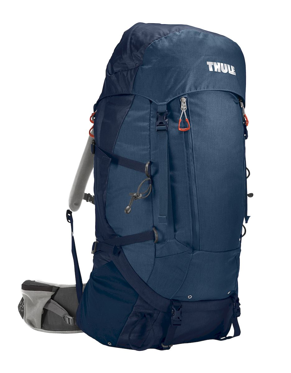 Рюкзак треккинговый мужской Thule Guidepost, цвет: темно-синий, 65 л206301 Рюкзак треккинговый мужской Thule Guidepost, цвет: темно-синий, 65 л206301Мужской туристический рюкзак Thule Guidepost 65 л - Удобный рюкзак для двухдневных/недельных путешествий Thule Guidepost 65 л отличается настраиваемой системой крепления TransHub, обеспечивающей идеальную посадку, поворачивающимся набедренным ремнем, который позволяет рюкзаку повторять ваши движения, и крышкой, способной трансформироваться в дополнительный рюкзак, который поможет вам покорить любую вершину.Легкая регулировка ремней для торса на 15 см обеспечивает идеальную посадку, а наплечные ремни QuickFit позволяют выбрать из один из трех вариантов длины наплечных ремнейСистема крепления Transhub с алюминиевой опорой и проволочным каркасом из пружинной стали позволяют перенести вес рюкзака на бедра, обеспечивая более удобную переноску Поворачивающийся набедренный ремень позволяет рюкзаку повторять ваши движения, обеспечивая большую естественность передвижения и улучшенный балансСъемная крышка трансформируется в просторный рюкзак 24 л, позволяя сочетать два рюкзака в одном Удобный доступ к содержимому рюкзака благодаря большой J-образной застежке на молнии на боковой панелиВоздухопроницаемая задняя панель обеспечивает поддержку в главных точках соприкосновения, но при этом позволяет воздуху циркулировать и не дает вам потеть. Два больших передних кармана на застежках-молниях предназначены для хранения часто используемых предметов Удобное хранение трекинговых палок или ледоруба при помощи двух петель-креплений Два кармана на набедренном ремне с застежками-молниями и эластичные боковые карманы позволяют хранить бутылки, еду и другие мелкие предметы Конструкция, предназначенная для хранения воды, включает внешний карман для бутылки с водой и обеспечивает удобный доступ к ней (бутылка продается отдельно)
