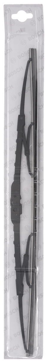 Щетка стеклоочистителя Bosch Eco 50С, каркасная, длина 50 см, 1 штS03301004 Щетка стеклоочистителя Bosch Eco 50С, каркасная, длина 50 см, 1 штS03301004Универсальная щетка Bosch Eco 50С - функциональный стеклоочиститель с металлическими скобами, который характеризуется хорошей эффективностью очистки и качеством. Каркас щетки выполнен из металла с антикоррозийным покрытием и имеет форму, способствующую уменьшению подъемной силы на высоких скоростях. Натуральная резина щетки с графитовым напылением обеспечивает тщательность очистки. Щетка имеет крепление крючок. Быстрый монтаж, благодаря предварительно установленному универсальному адаптеру Quick Clip.