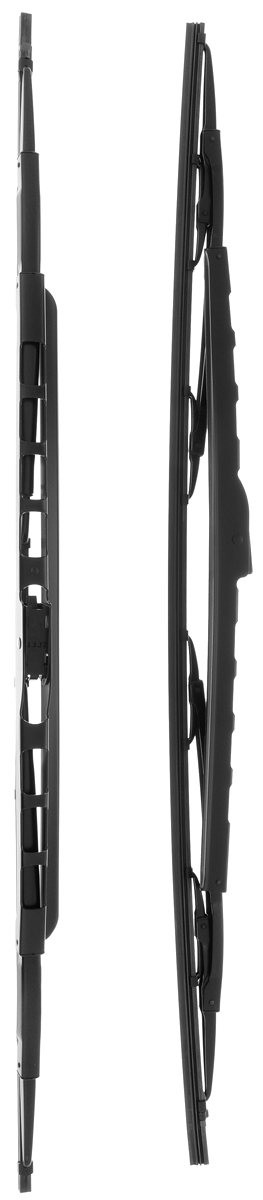 Щетка стеклоочистителя Bosch 046S, каркасная, со спойлером, длина 68 см, 2 штS03301004 Щетка стеклоочистителя Bosch 046S, каркасная, со спойлером, длина 68 см, 2 штS03301004Щетка Bosch 046S, выполненная по современной технологии из высококачественных материалов, оптимально подходит для замены оригинальных щеток, установленных на конвейере. Обеспечивает идеальную очистку стекла в любую погоду.TWIN Spoiler - серия классических каркасных щеток со спойлером. Эти щетки имеют полностью металлический каркас с двойной защитой от коррозии и сверхточный профиль резинового элемента с двумя чистящими кромками. Спойлер, выполненный в виде крыла, закрывает каркас щетки от воздушного потока.У данной модели спойлер предусмотрен на двух щетках стеклоочистителя.Комплектация: 2 шт.