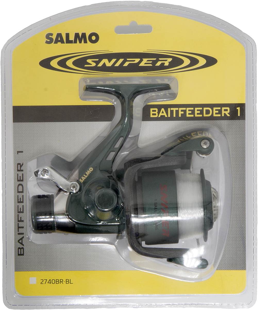 Катушка безынерционная Salmo Sniper BAITFEEDER 1 40BR, цвет: серыйMABLSEH10001 Катушка безынерционная Salmo Sniper BAITFEEDER 1 40BR, цвет: серыйMABLSEH10001Специализированная катушка, предназначенная для ловли рыбы на донные оснастки. Мощная среднескоростная катушка обеспечивает эффективное вываживание любой попавшейся на крючок рыбы. Система BAITFEEDER, используемая в данной модели катушки, обеспечивает необходимую величину настройки стравливания лески при поклевке рыбы любого размера.- Тормоз фрикционный передний FD- 1 подшипник шариковый- Система стравливания лески с включателем рамочным- Корпус карбопластовый- Шпуля пластиковая (графитовая)- Ролик лесоукладывателя конусный увеличенный (противозакручиватель)- Покрытие износостойкое нитридом титана:- ролика лесоукладывателя- Рукоятка:- с винтовым типом фиксации- с возможностью право/левосторонней установки- Блистерная упаковка