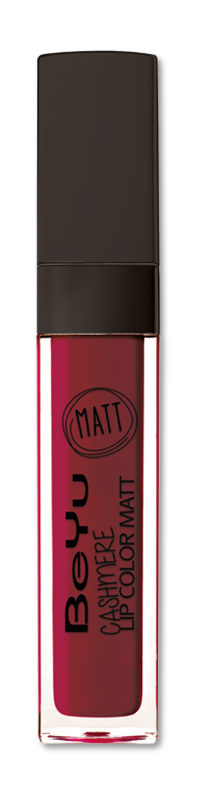 BeYu Помада для губ матовая стойкая Cashmere Lip Color Matt 25 6,5 мл28032022 BeYu Помада для губ матовая стойкая Cashmere Lip Color Matt 25 6,5 мл28032022Стойкая жидкая помада с матовым эффектом и нежной текстурой. Идеально держится на губах весь день, не растекается и не скатывается. Модное матовое покрытие ставит яркий акцент на улыбке, насыщенные оттенки помады усиливает эффект. Макияж губ выглядит выразительно и чувственно. Помада легко наносится благодаряю удобному закругленному аппликатору.