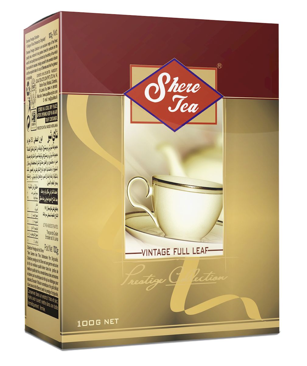 Shere Tea Престижная коллекция. OP1 чай черный листовой, 100 г101246 Shere Tea Престижная коллекция. OP1 чай черный листовой, 100 г101246Чай Шери престижная коллекция. Листья для этого чая собирают с кустов после того, как почки полностью раскрываются. Для этого сорта собирают первый и второй лист с ветки. В сухой заварке листья должны быть крупными (от 8 до 15 мм), однородными, хорошо скрученными. Этот сорт практически не содержит типсов. Этот сорт имеет достаточно высокое содержание ароматических масел, и поэтому настой чай очень ароматен. Также этот чай характерен вкусом с горчинкой благодаря большому содержанию дубильных веществ.Кофеина в этом чае немного меньше, так как в нем используют более взрослые листы, в которых содержание кофеина меньше, чем в типсах и молодых листах. В конце аббревиатуры стандарта можно увидеть цифру 1. Эта цифра обозначает более высокое качество, чем среднее, более высокое содержание типсов, самые отборные листья, очень ровную и особенно аккуратную скрутку листьев. Чай имеет яркий, прозрачный, интенсивный, настой. Вкус полный, терпкий, слегка вяжущий. Аромат чая полный, приятный, выражен достаточно ярко.