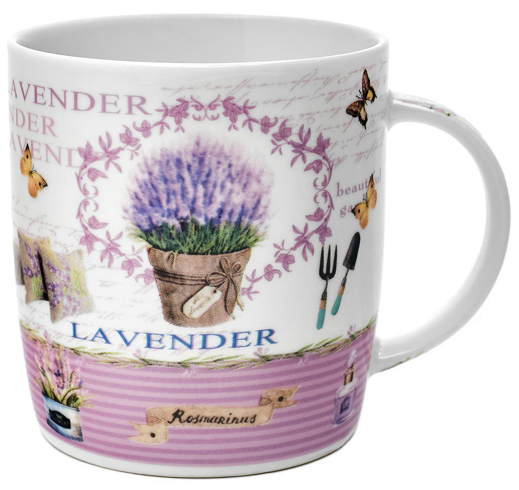 Кружка Walmer Lavender in pots, 370 млVT-1520(SR) Кружка Walmer Lavender in pots, 370 млVT-1520(SR)Кружка Walmer Lavender in pots, выполненная из костяного фарфора, оформлена в романтичной гамме: нежно-сиреневая лаванда удачно гармонирует с белизной фарфора.Изделие дополнено эргономичной ручкой. Кружка Walmer Lavender in pots, не только порадует своей практичностью, но и станет приятным сувениром для ваших близких. А оригинальное оформление кружки добавит ярких эмоций.